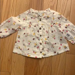 Baby girl shirt 3-6 months Old Navy NWT